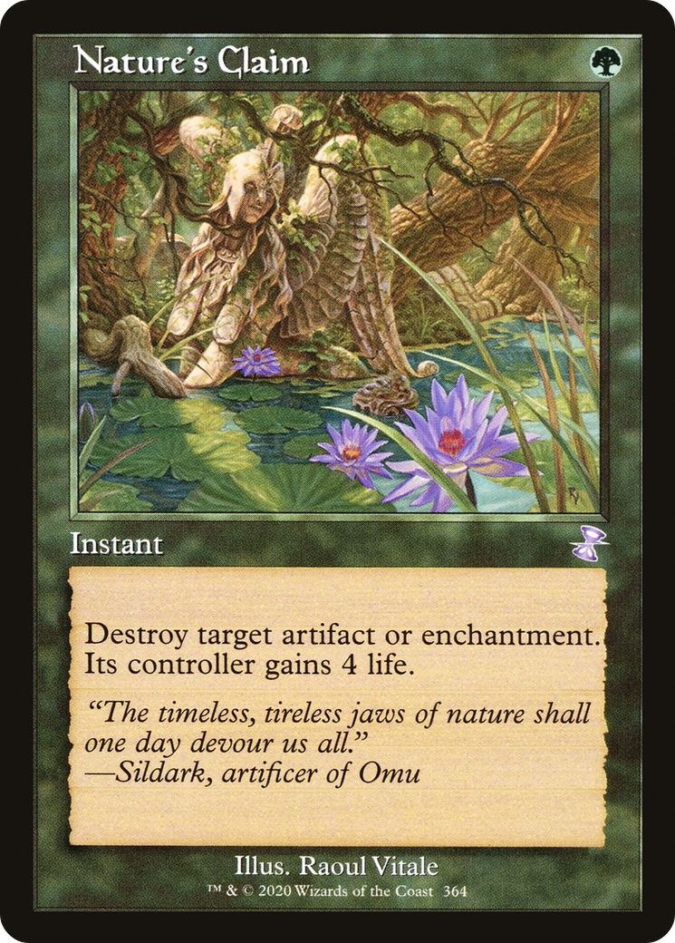 Nature's Claim (TSR-364) - Time Spiral Remastered - Magic The Gathering