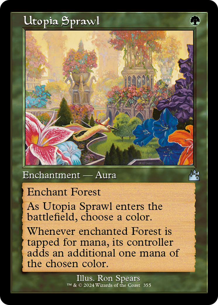 Utopia Sprawl (Retro Frame) (RVR-355) - Ravnica Remastered - Magic The Gathering