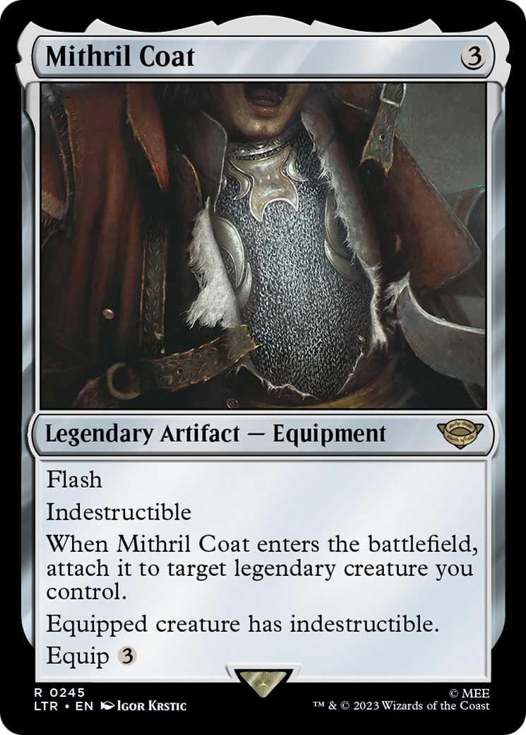 FOIL Mithril Coat (LTR-245) - The Lord of the Rings: Tales of Middle-earth - Magic The Gathering