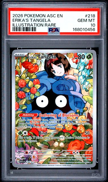 ERIKA'S TANGELA #218 2026 ASC EN ILLUSTRATION RARE PSA 10