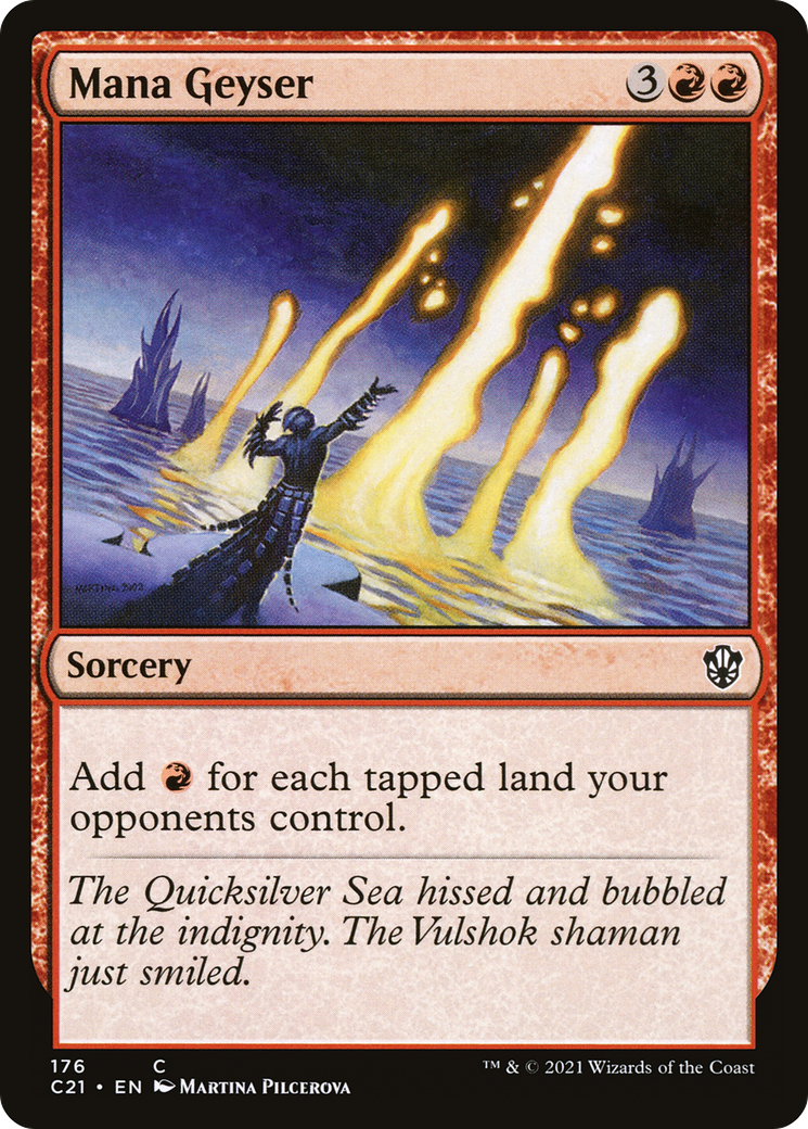 Mana Geyser (C21-176) - Commander 2021 - Magic The Gathering