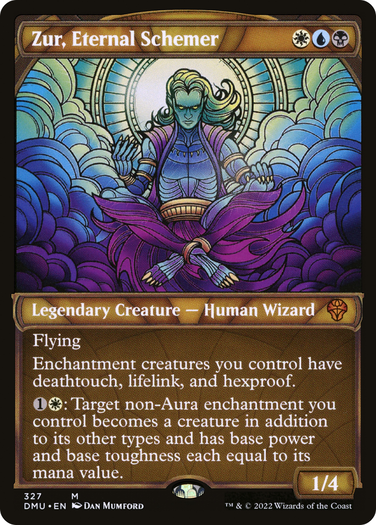 FOIL Zur, Eternal Schemer (Showcase) (DMU-327) - Dominaria United - Magic The Gathering