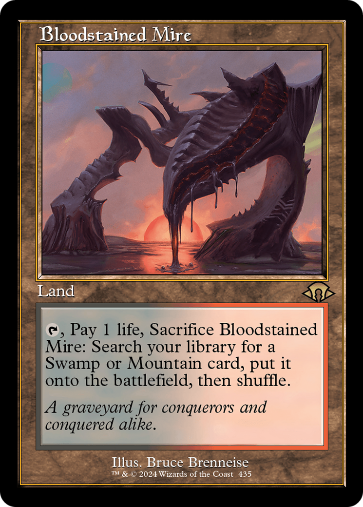 Bloodstained Mire (Retro Frame) (MH3-435) - Modern Horizons 3 - Magic The Gathering