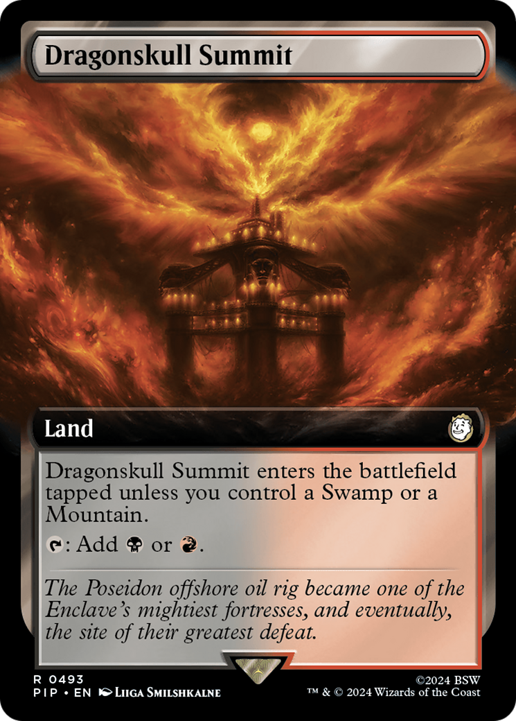Dragonskull Summit (Extended Art) (PIP-493) - Fallout - Magic The Gathering