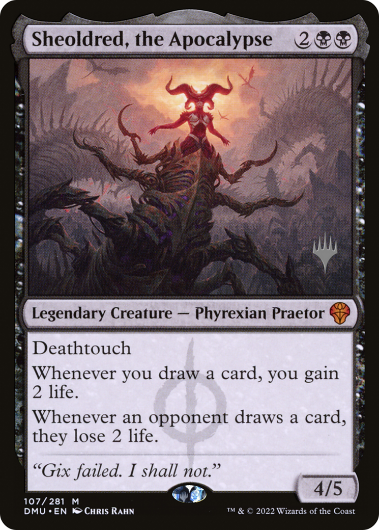 Sheoldred, the Apocalypse (PPDMU-107) - Dominaria United Promos - Magic The Gathering