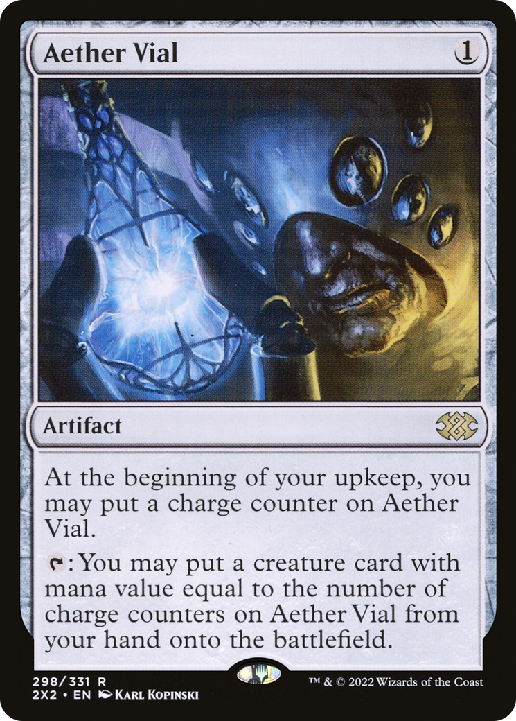 FOIL Aether Vial (2X2-298) - Double Masters 2022 - Magic The Gathering