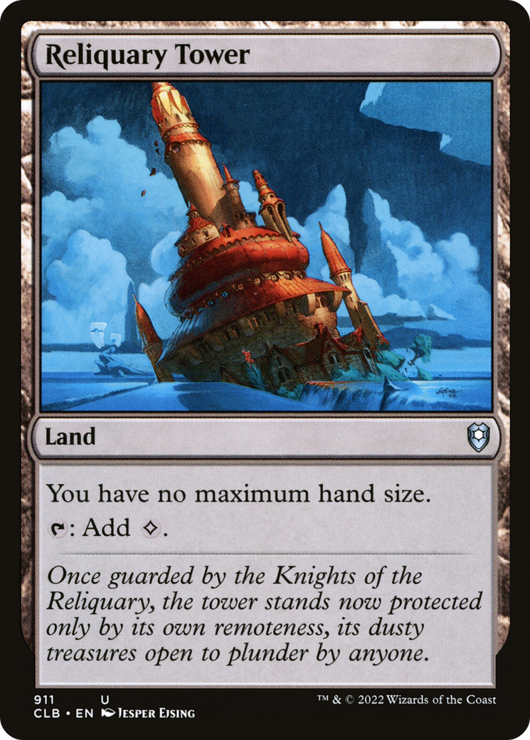 Reliquary Tower (CLB-911) - Commander Legends: Battle for Baldur's Gate - Magic The Gathering