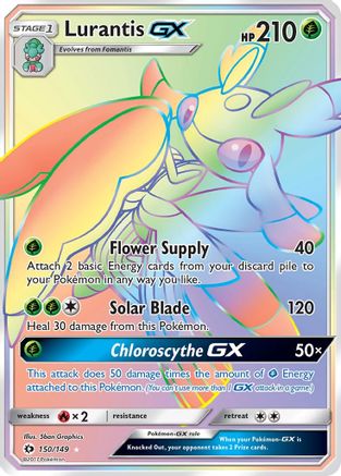 Lurantis-GX 150/149 - Sun & Moon Pokemon Holofoil