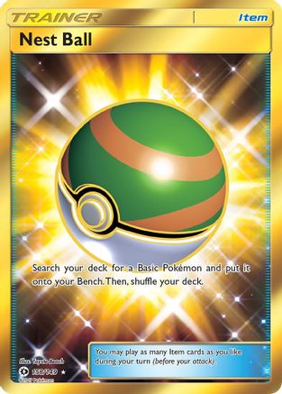 Nest Ball 158/149 - Sun & Moon Pokemon Holofoil