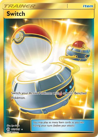Switch 160/149 - Sun & Moon Pokemon Holofoil