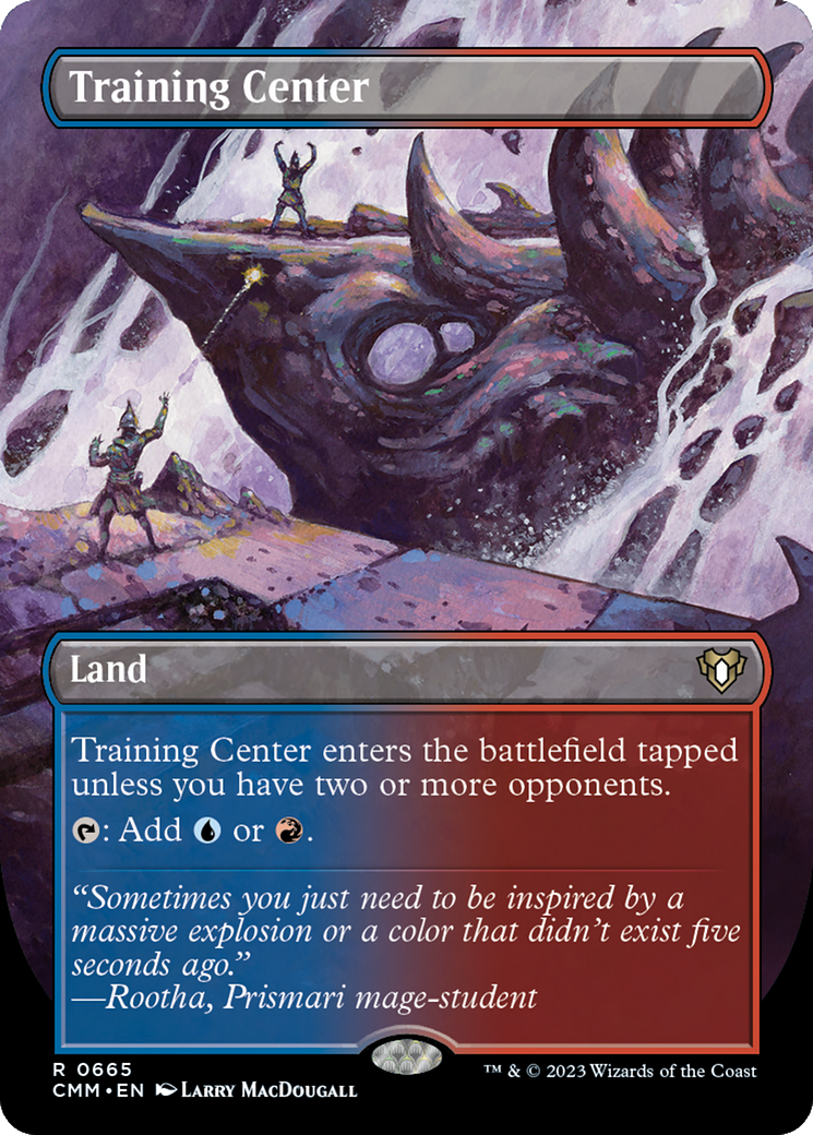 FOIL Training Center (Borderless) (CMM-665) - Commander Masters - Magic The Gathering