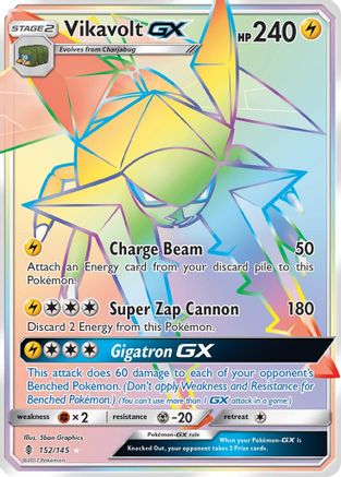 Vikavolt-GX 152/145 - Guardians Rising Pokemon Holofoil