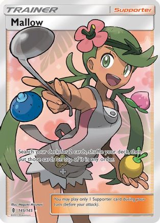 Mallow 145/145 - Guardians Rising Pokemon Holofoil