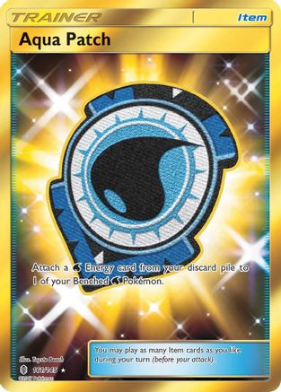 Aqua Patch 161/145 - Guardians Rising Pokemon Holofoil