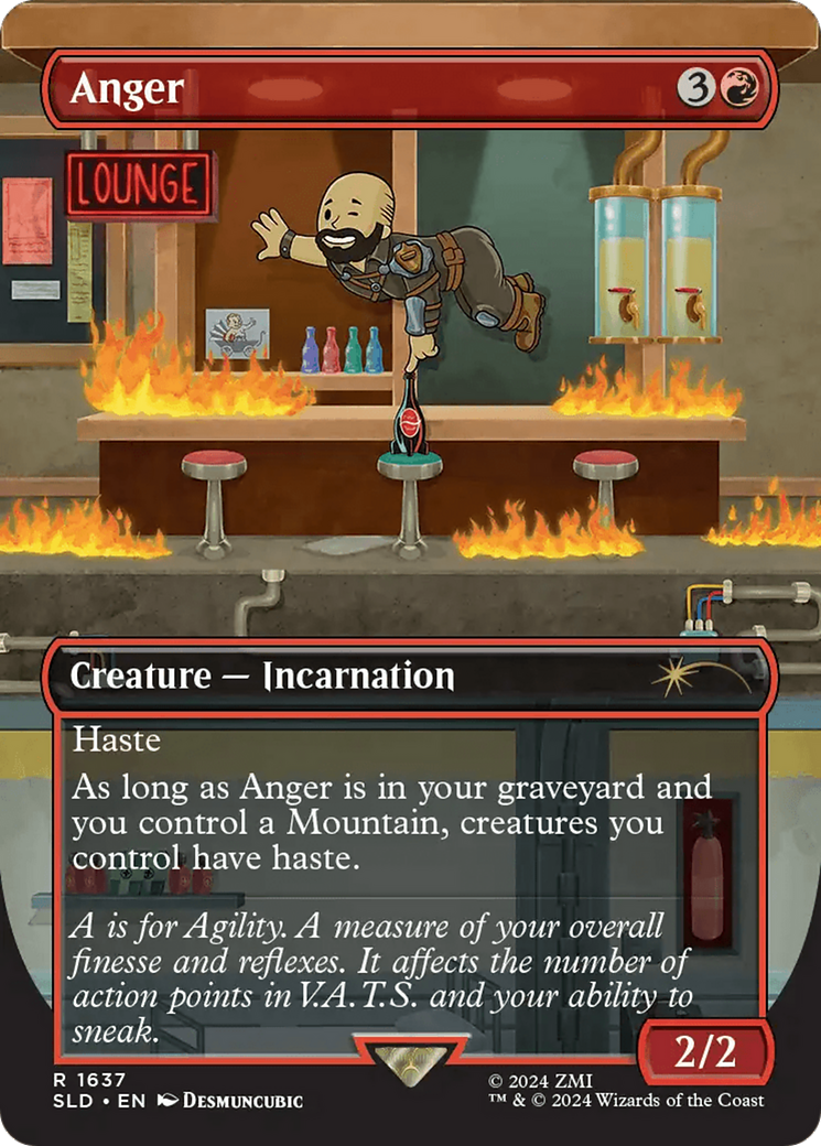 Anger (SLD-1637) - Secret Lair Drop (Borderless) - Magic The Gathering