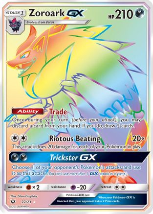 Zoroark-GX 77/73 - Shining Legends Pokemon Holofoil
