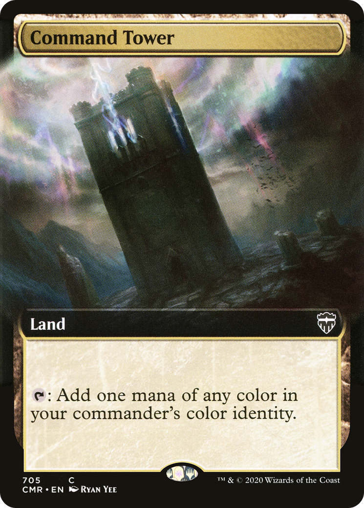Command Tower (Extended Art) (CMR-705) - Commander Legends - Magic The Gathering