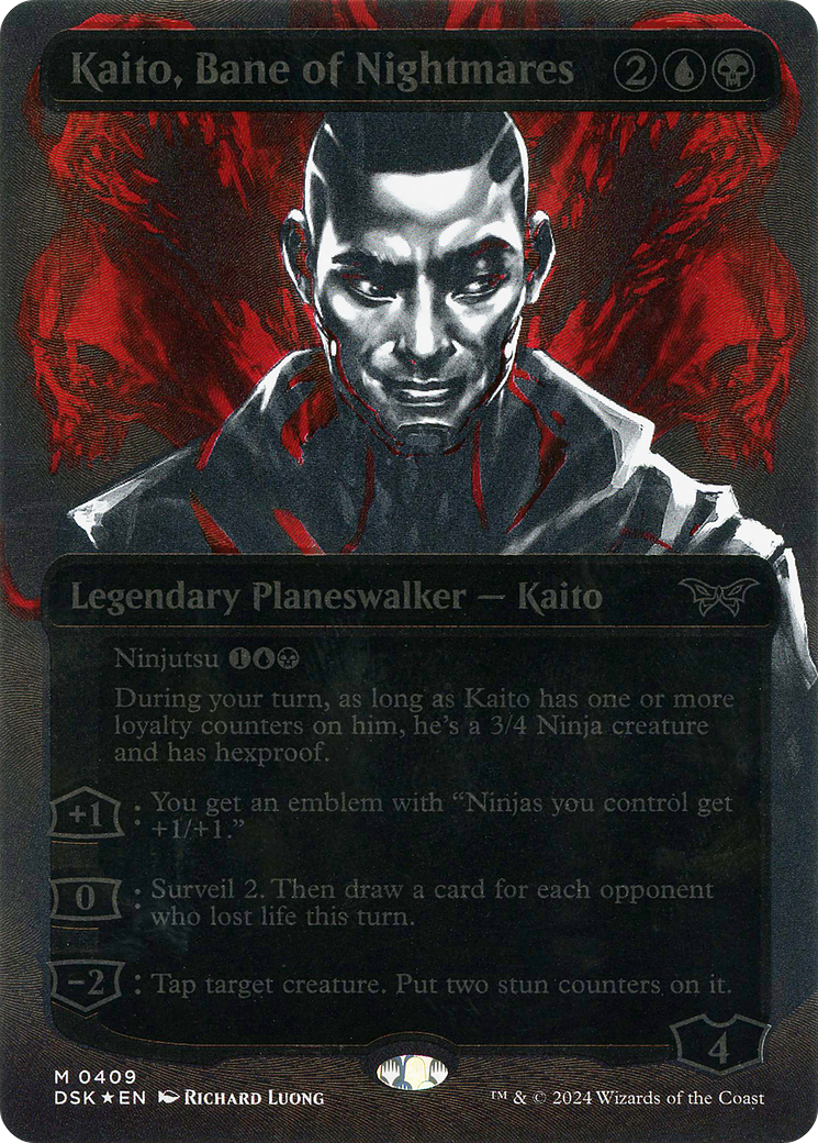 FOIL Kaito, Bane of Nightmares (DSK-409) - Duskmourn: House of Horror - Magic The Gathering