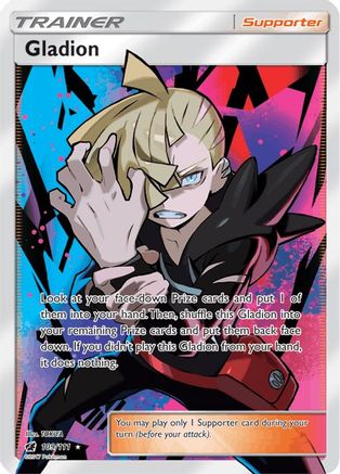 Gladion 109/111 - Crimson Invasion Pokemon Holofoil