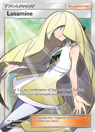 Lusamine 110/111 - Crimson Invasion Pokemon Holofoil