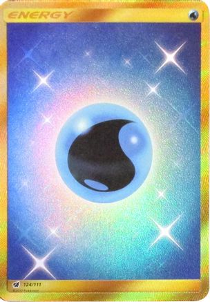 Water Energy 124/111 - Crimson Invasion Pokemon Holofoil