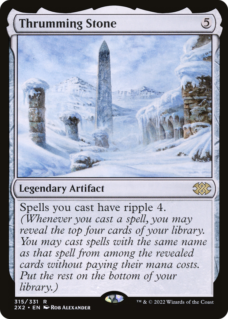 Thrumming Stone (2X2-315) - Double Masters 2022 - Magic The Gathering