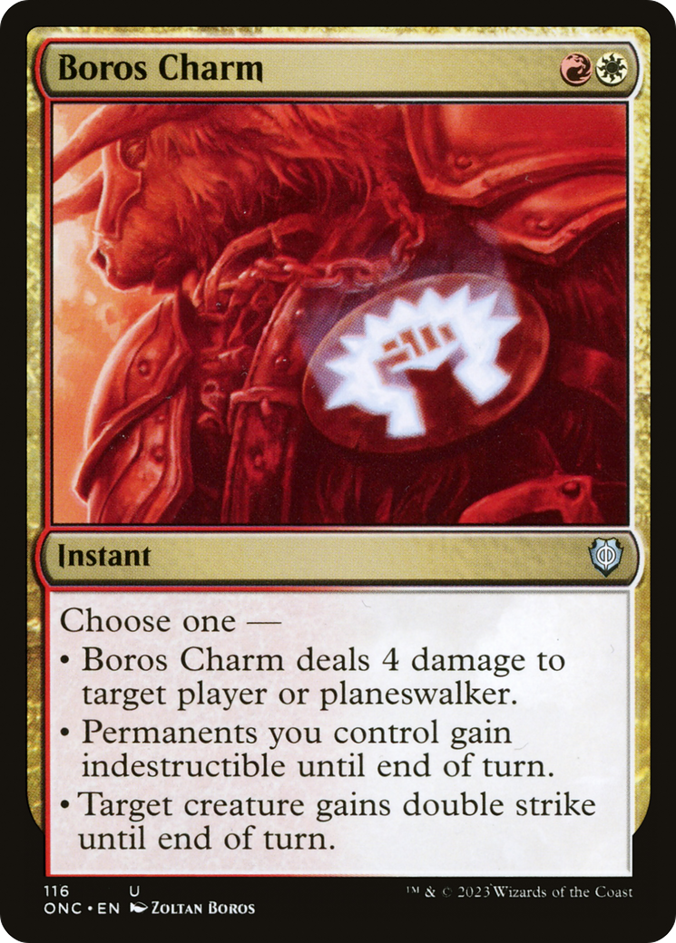 Boros Charm (ONC-116) - Phyrexia: All Will Be One Commander - Magic The Gathering