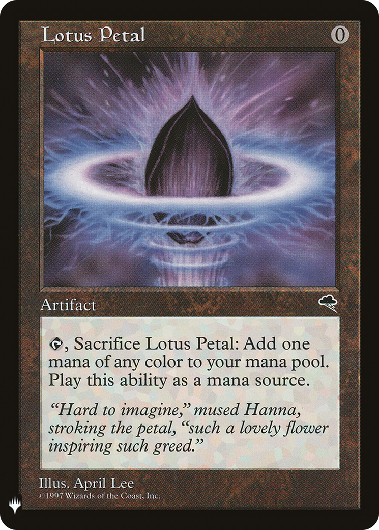 Lotus Petal (LIST-TMP-294) - The List - Magic The Gathering