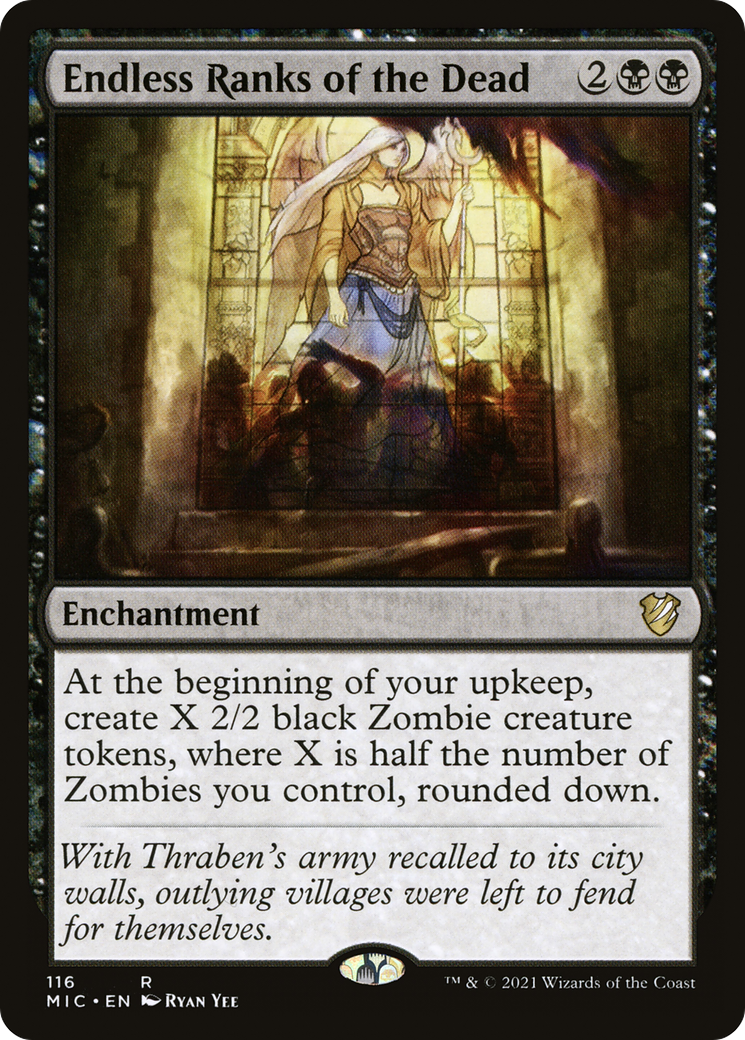 Endless Ranks of the Dead (MIC-116) - Midnight Hunt Commander - Magic The Gathering