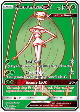 Pheromosa-GX 140/156 - Ultra Prism Pokemon Holofoil