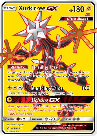 Xurkitree-GX 142/156 - Ultra Prism Pokemon Holofoil