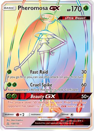 Pheromosa-GX 158/156 - Ultra Prism Pokemon Holofoil