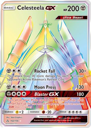 Celesteela-GX 162/156 - Ultra Prism Pokemon Holofoil