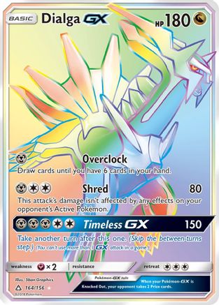 Dialga-GX 164/156 - Ultra Prism Pokemon Holofoil