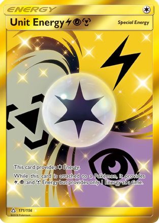 Unit Energy LightningPsychicMetal 171/156 - Ultra Prism Pokemon Holofoil