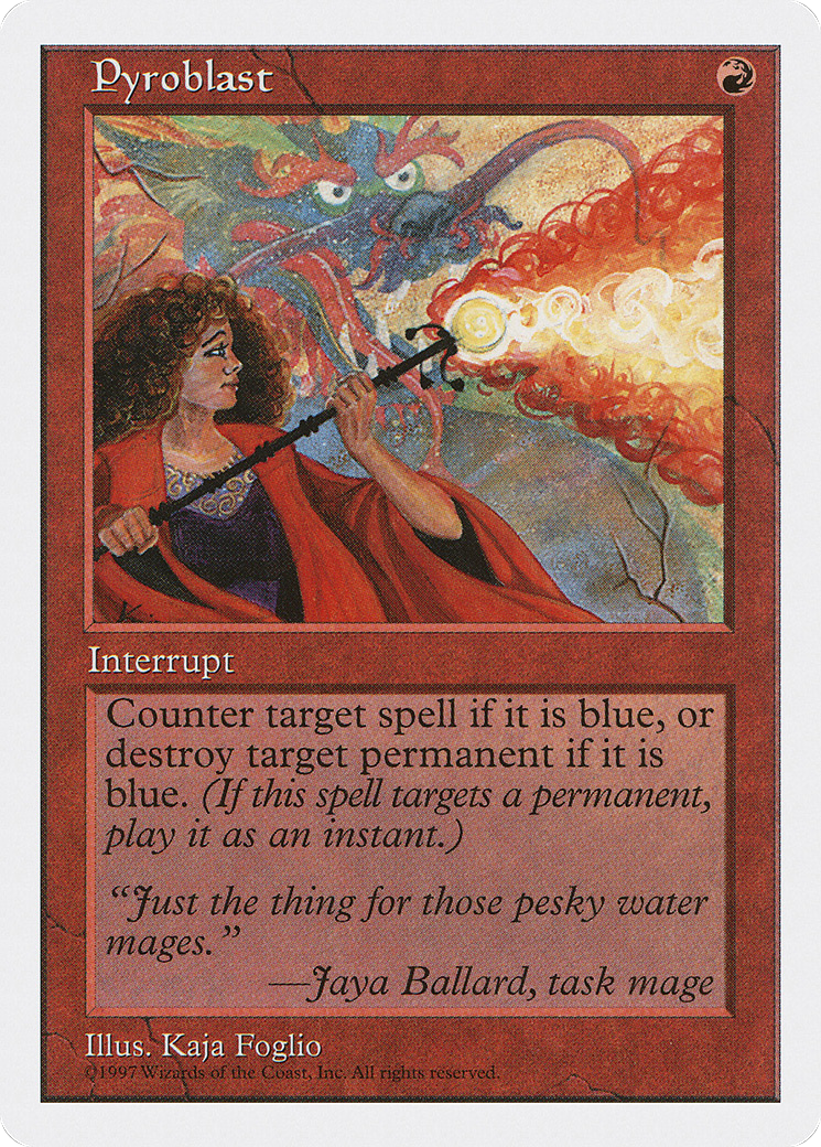 Pyroblast (5ED-262) - Fifth Edition - Magic The Gathering