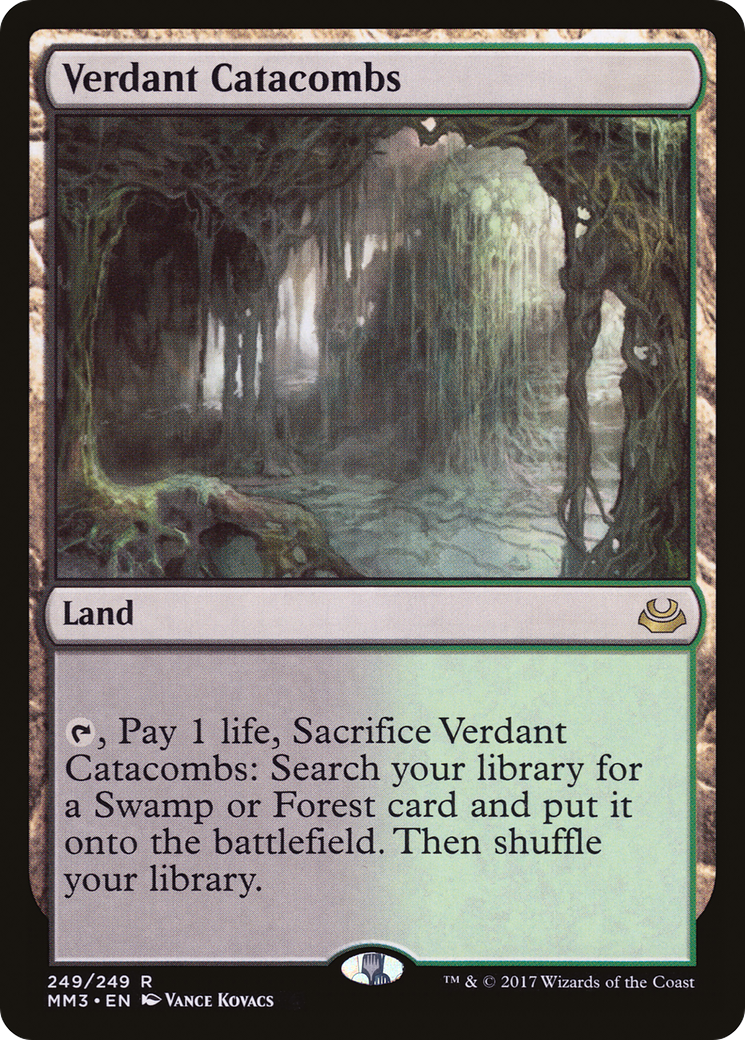 FOIL Verdant Catacombs (MM3-249) - Modern Masters 2017 - Magic The Gathering