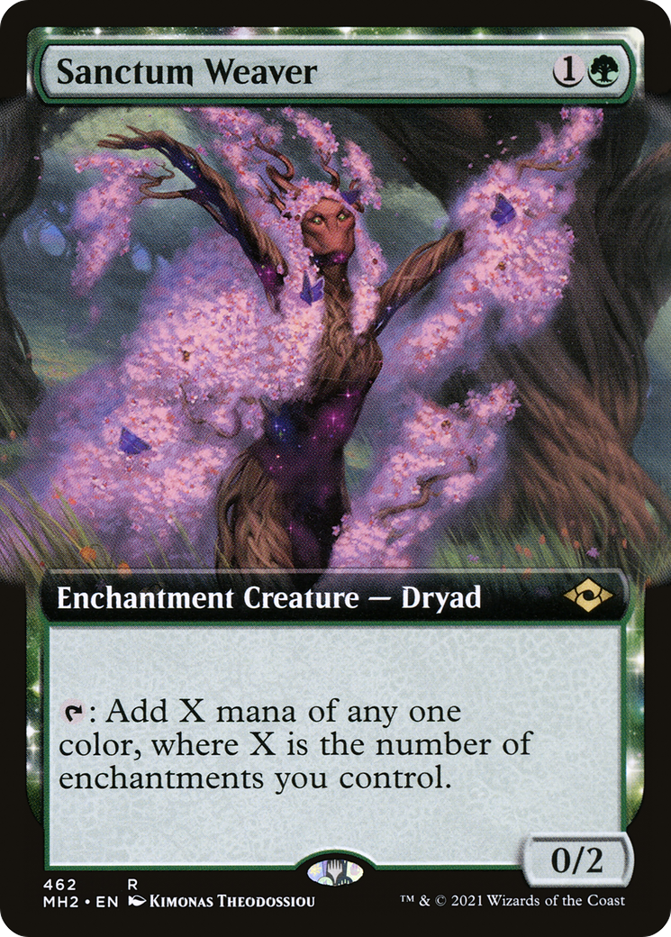 Sanctum Weaver (Extended Art) (MH2-462) - Modern Horizons 2 - Magic The Gathering