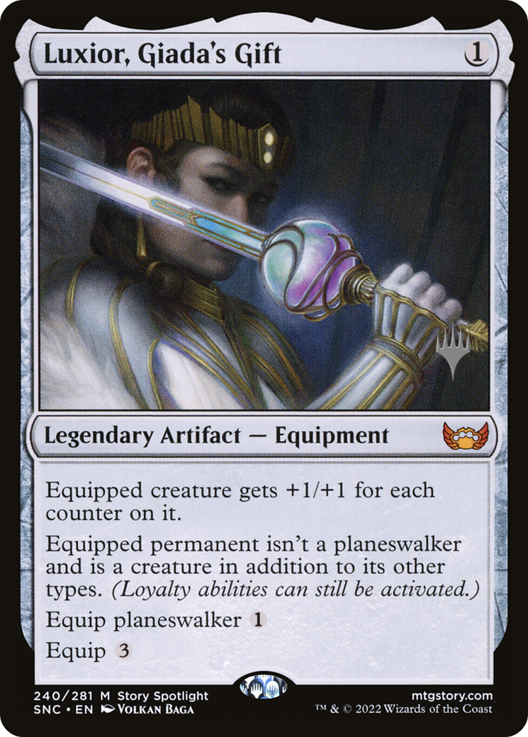 Luxior, Giada's Gift (PPSNC-240P) - Streets of New Capenna Promos - Magic The Gathering