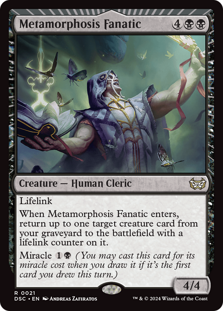 Metamorphosis Fanatic (DSC-021) - Duskmourn: House of Horror Commander - Magic The Gathering