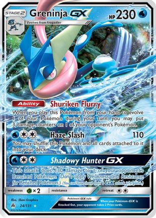 Greninja-GX 24/131 - Forbidden Light Pokemon Holofoil