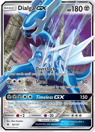 Dialga-GX 82/131 - Forbidden Light Pokemon Holofoil