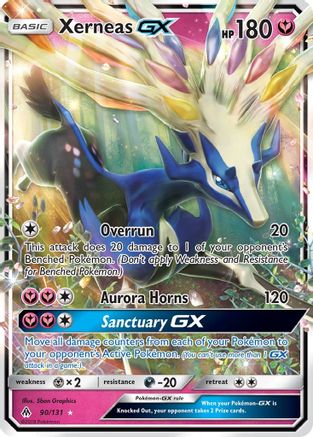Xerneas-GX 90/131 - Forbidden Light Pokemon Holofoil