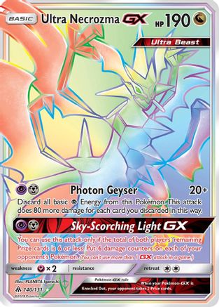 Ultra Necrozma-GX 140/131 - Forbidden Light Pokemon Holofoil