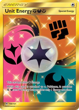 Unit Energy FightingDarknessFairy 146/131 - Forbidden Light Pokemon Holofoil
