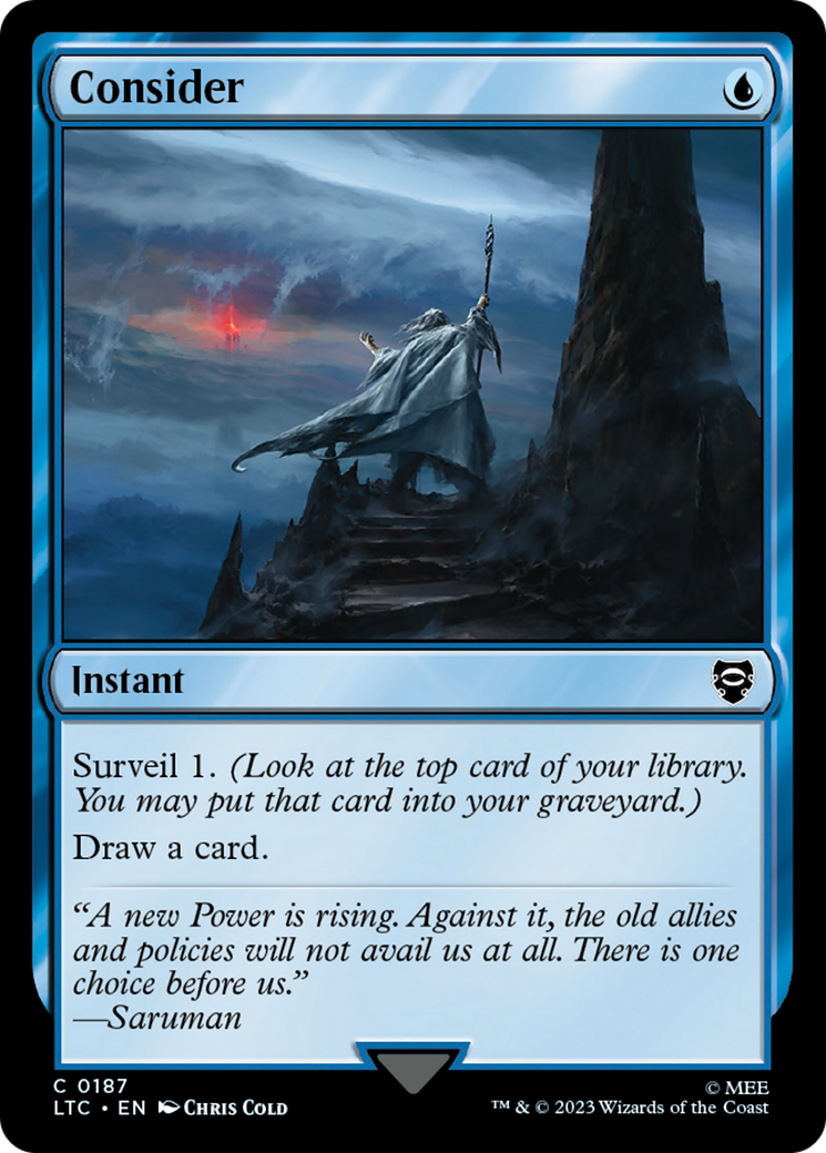 Consider (LTC-187) - Tales of Middle-earth Commander - Magic The Gathering