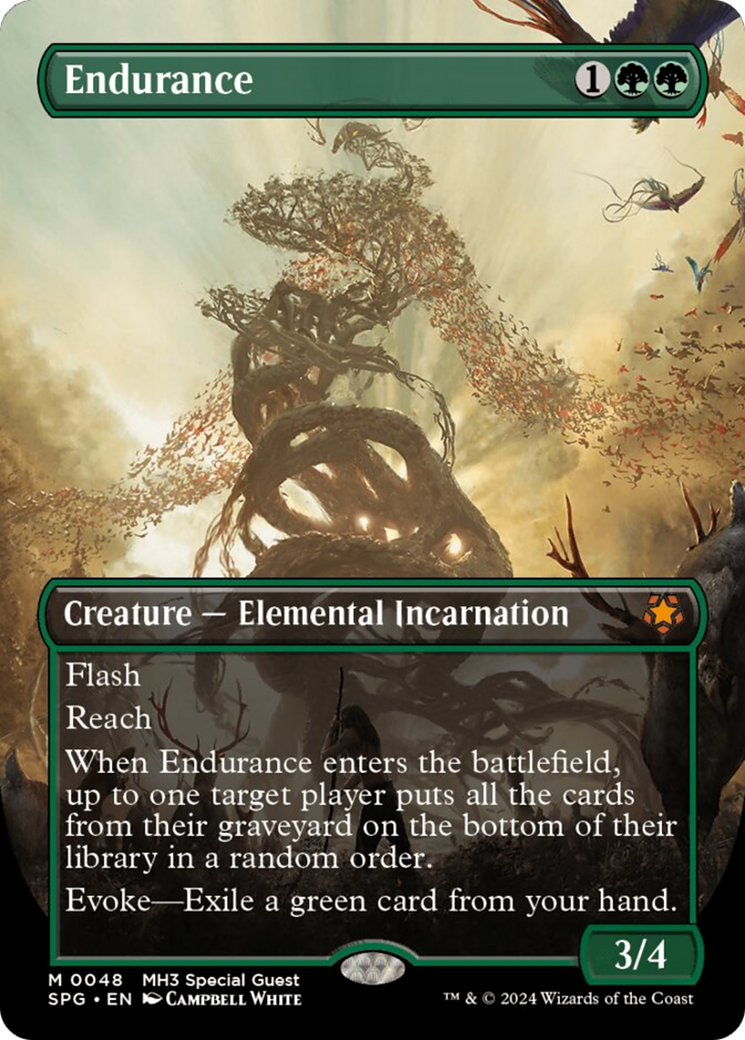 FOIL Endurance (Borderless) (SPG-048) - Special Guests - Magic The Gathering