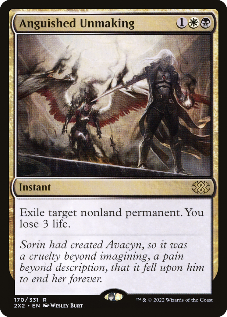 Anguished Unmaking (2X2-170) - Double Masters 2022 - Magic The Gathering