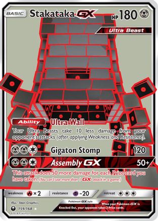 Stakataka-GX 159/168 - Celestial Storm Pokemon Holofoil