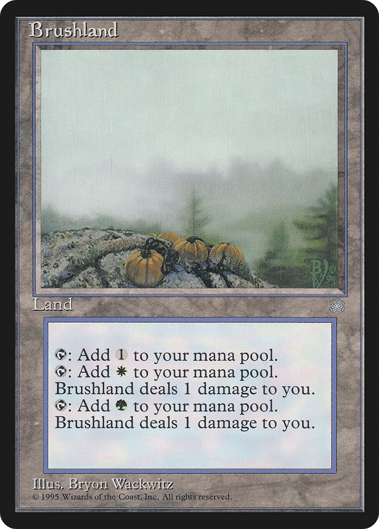 Brushland (ICE-352) - Ice Age - Magic The Gathering
